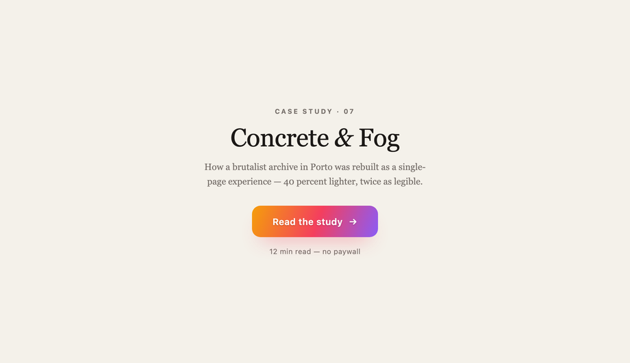 Sliced Shutter Gradient Button — preview