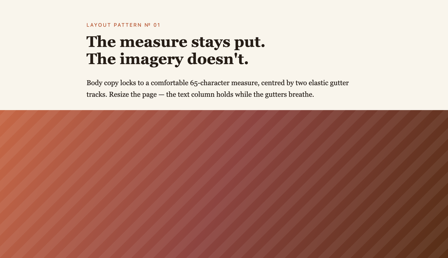 Full-Bleed Layout — preview