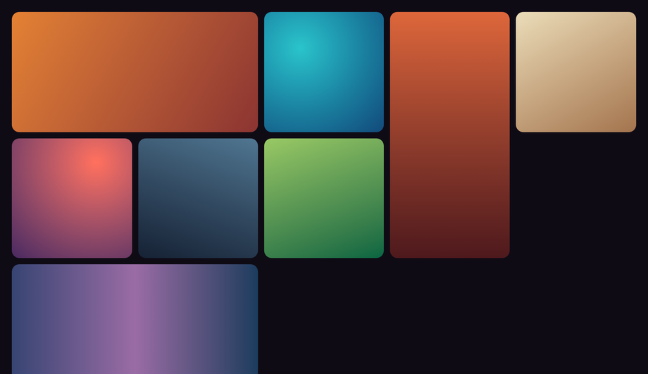 Responsive Media Gallery — preview
