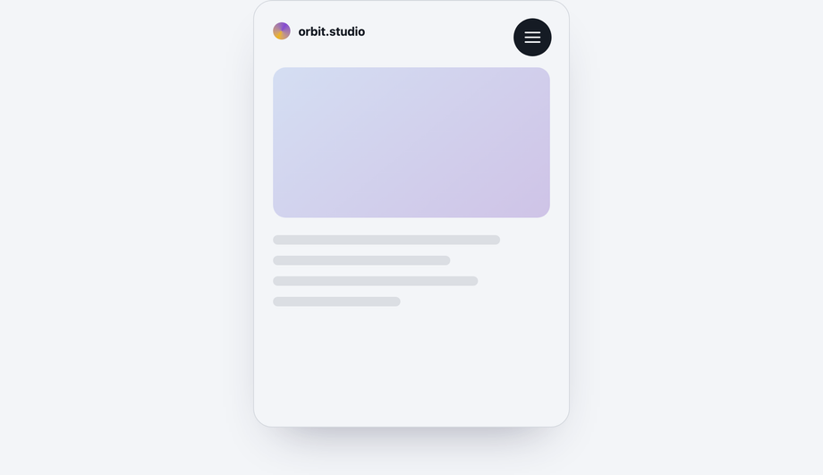 CSS Hamburger Menu with Clip-Path Circle Expansion — preview
