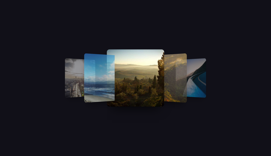 Coverflow 3D Carousel — preview