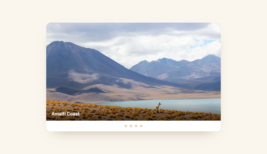 Dot Pagination Carousel — preview