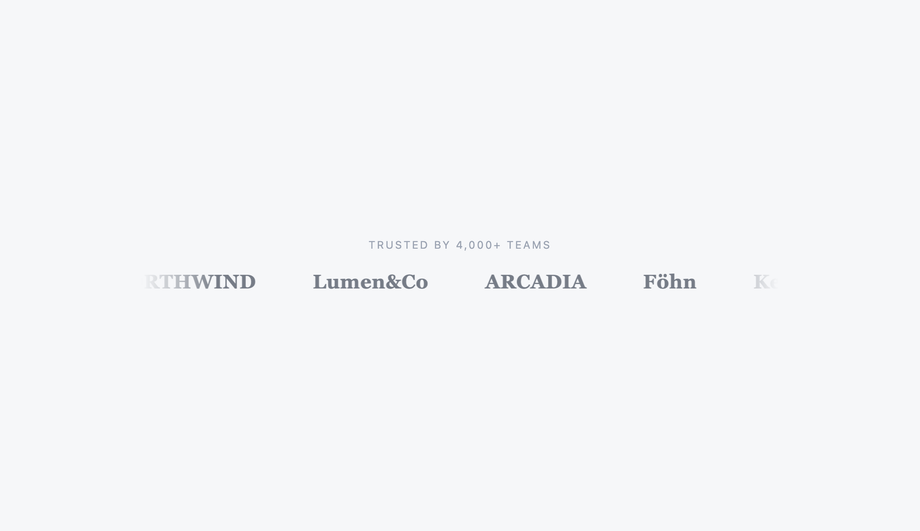 Infinite Logo Scroller — preview