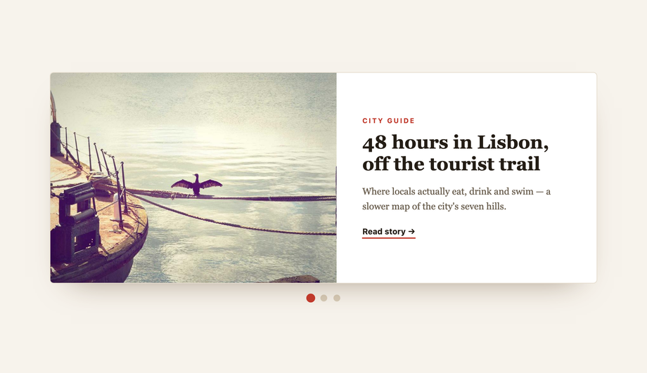 Magazine Split Slider — preview