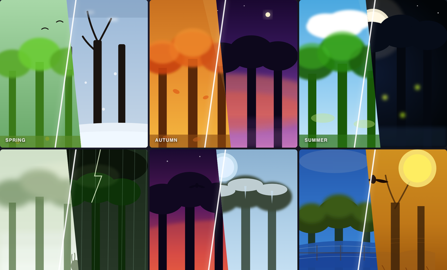 CSS Diagonal Slice Reveal Gallery — preview