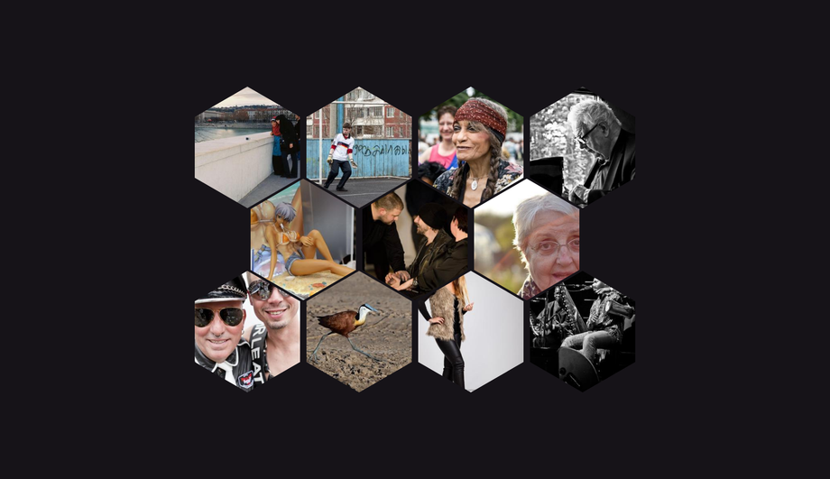 CSS Hexagon Honeycomb Gallery — preview