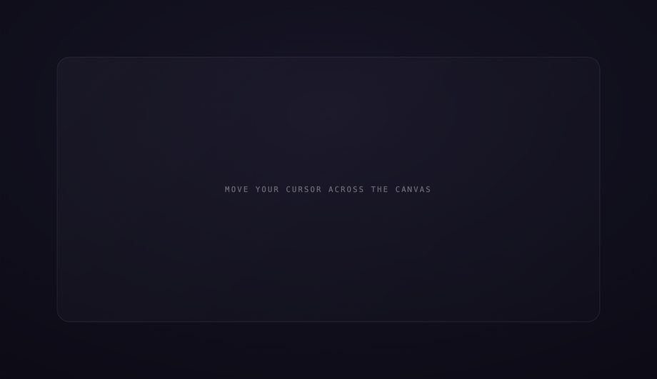 CSS Interactive Pointer Trail Gallery — preview