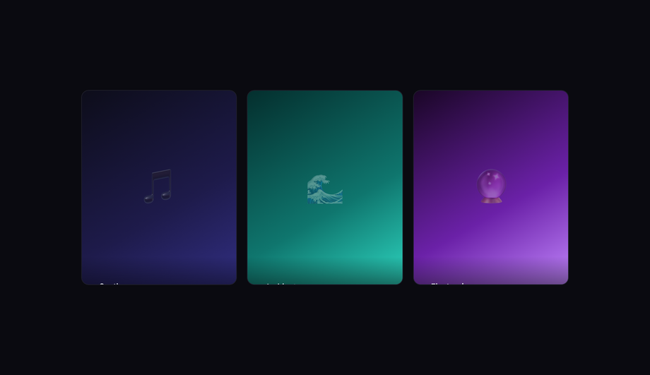 CSS Card Slide Up Caption on Hover — preview