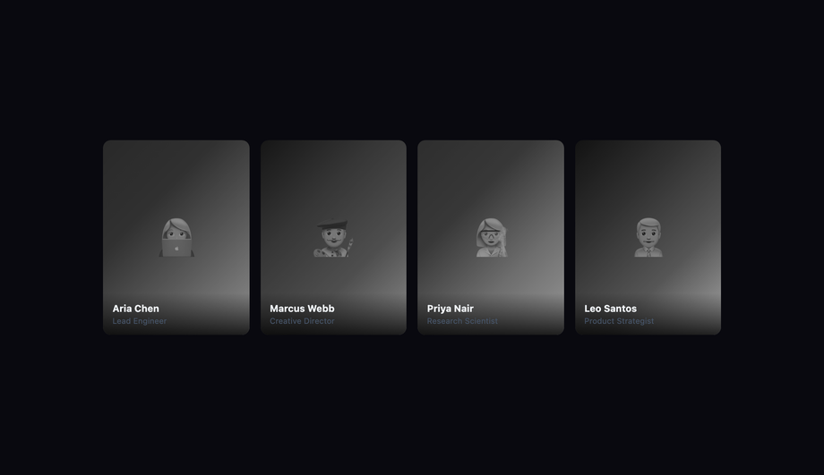 CSS Grayscale to Color Image Hover — preview