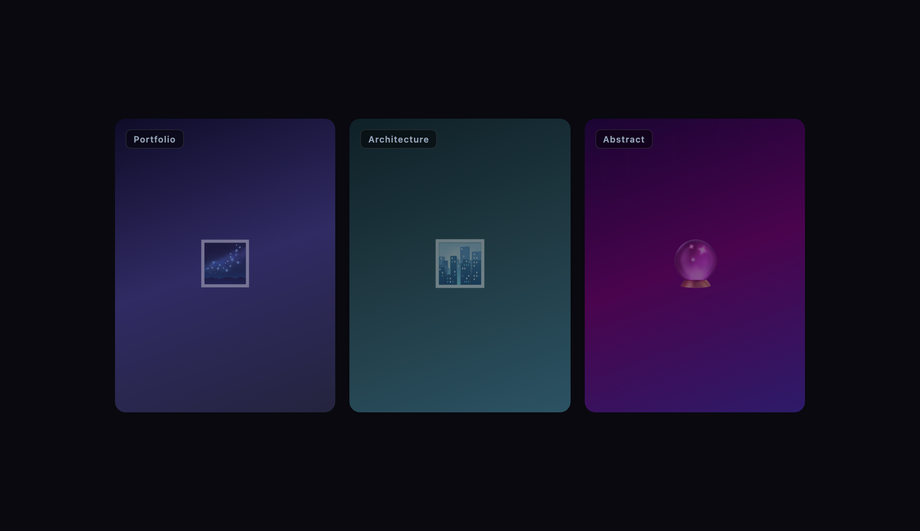 CSS Hover Reveal Text Over Image — preview