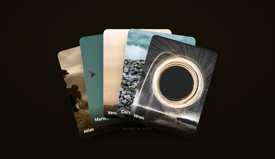 :has() Shuffling Card Deck — preview