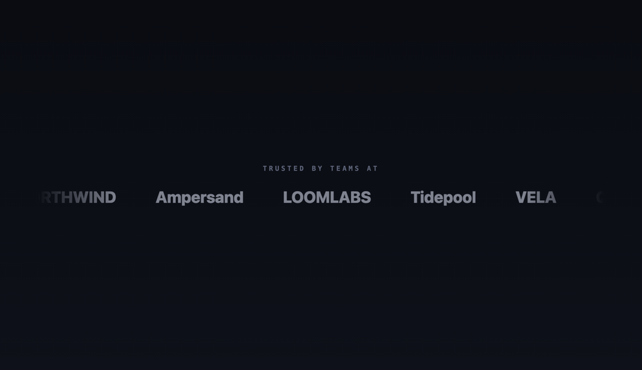 Logo Marquee Endless Ticker — preview