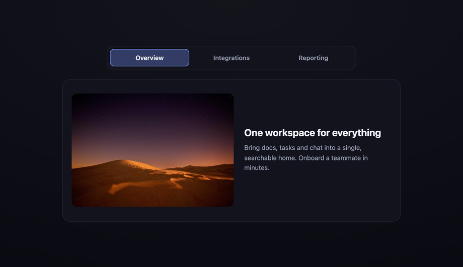 Tabbed Category Content Slider — preview