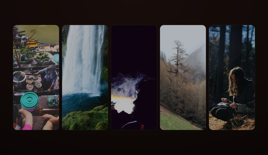 Zoom-on-Hover Expanding Accordion Gallery — preview