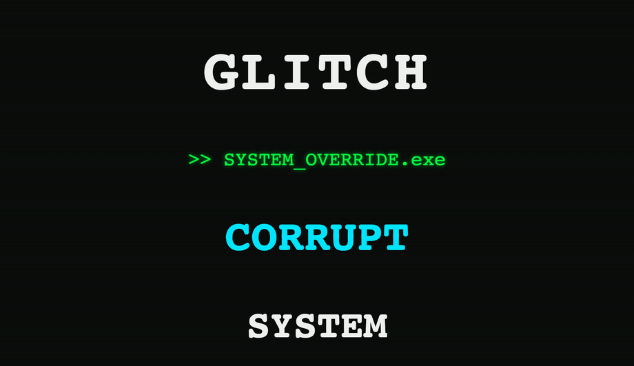CSS Glitch Text Animation Effect — preview