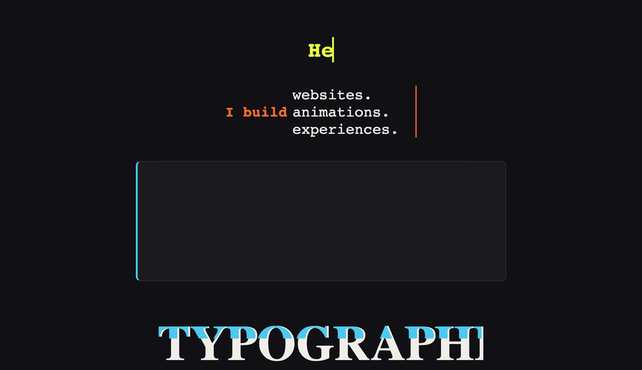 CSS Typing Typewriter Text Effect — preview