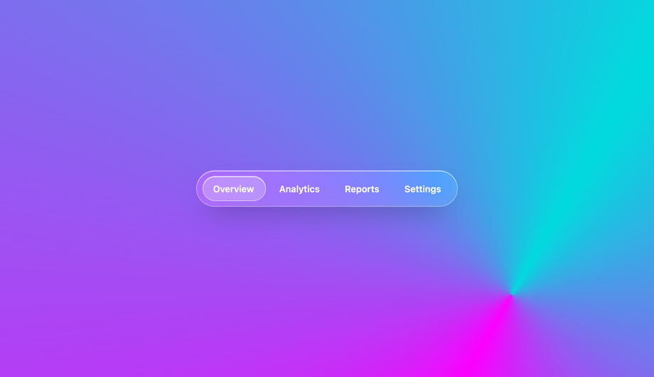 Framer-Motion Spring Menu — preview