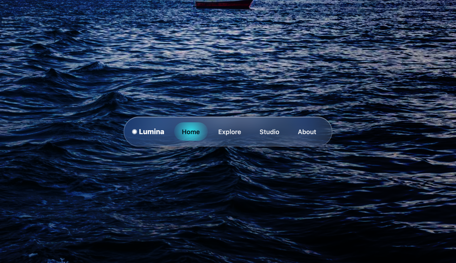 Inner-Glow Hover Links — preview