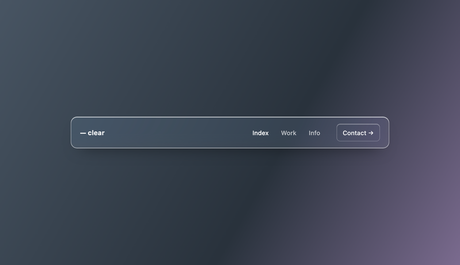 Minimalist Dual-Border Header — preview