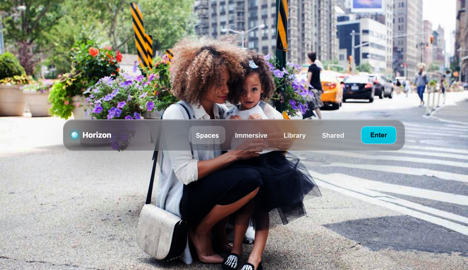 visionOS Glass Navbar — preview