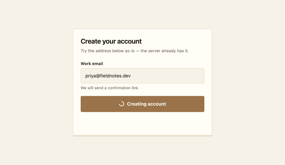 Form Submit with Validation Error State — preview