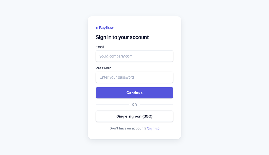 Stripe-Inspired Minimalist — preview
