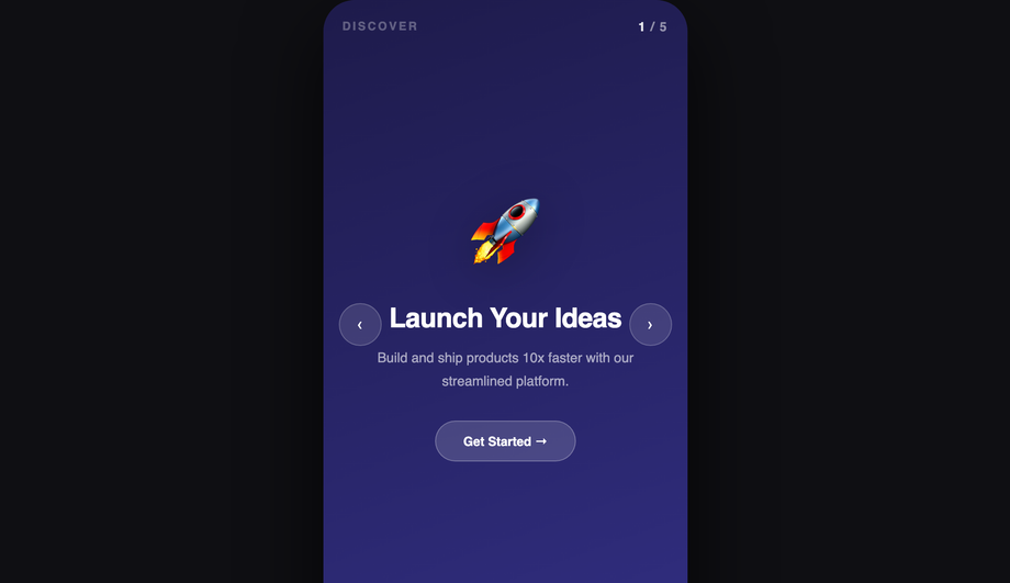 Minimal Dot Navigation — preview