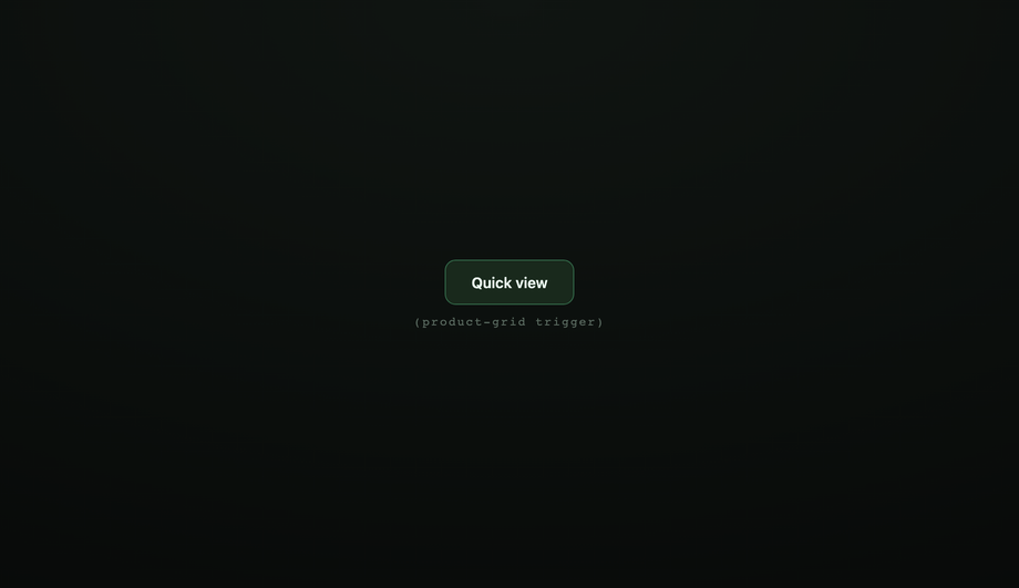 Quick View Product Details — preview