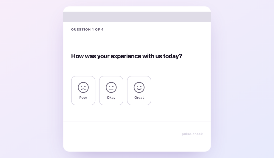 Multi-Step Survey & Feedback Questionnaire — preview