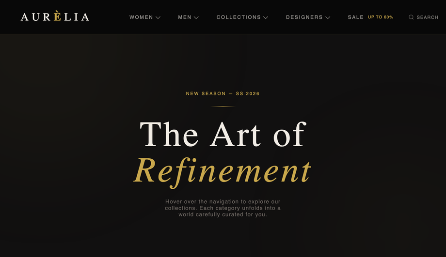 CSS Mega Menu — preview