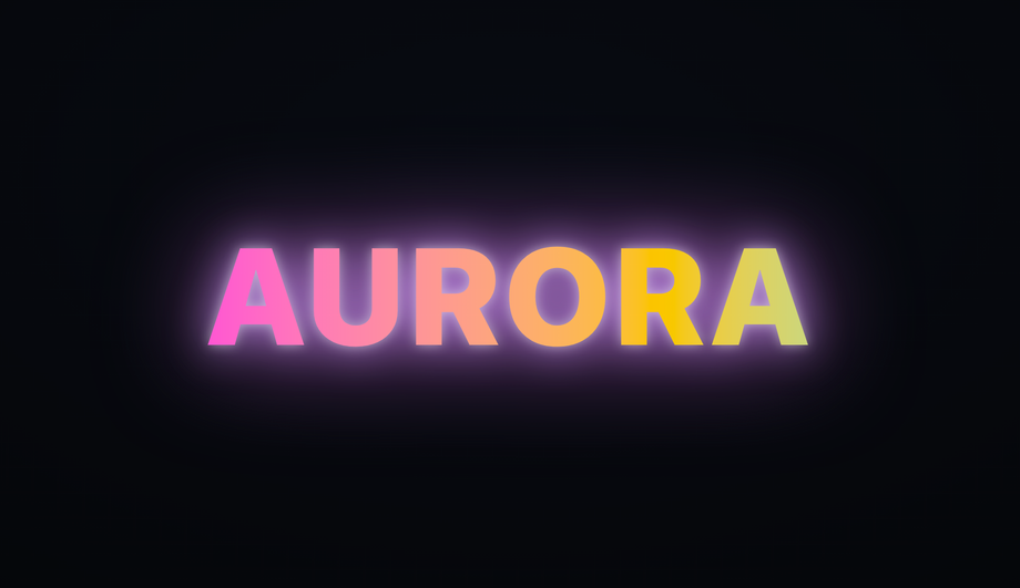 Animated Gradient-Flow Neon Text — preview