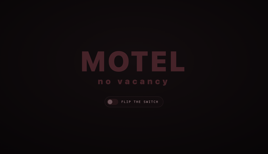 Interactive Neon On/Off Sign Switch — preview