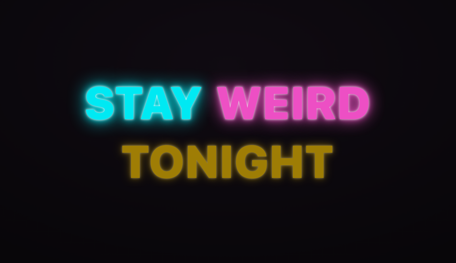 Multi-Colour Neon Text Effect — preview