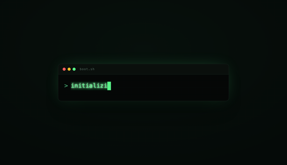 Neon Typing / Loading Terminal — preview