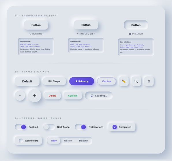 Soft UI Button Lab — preview
