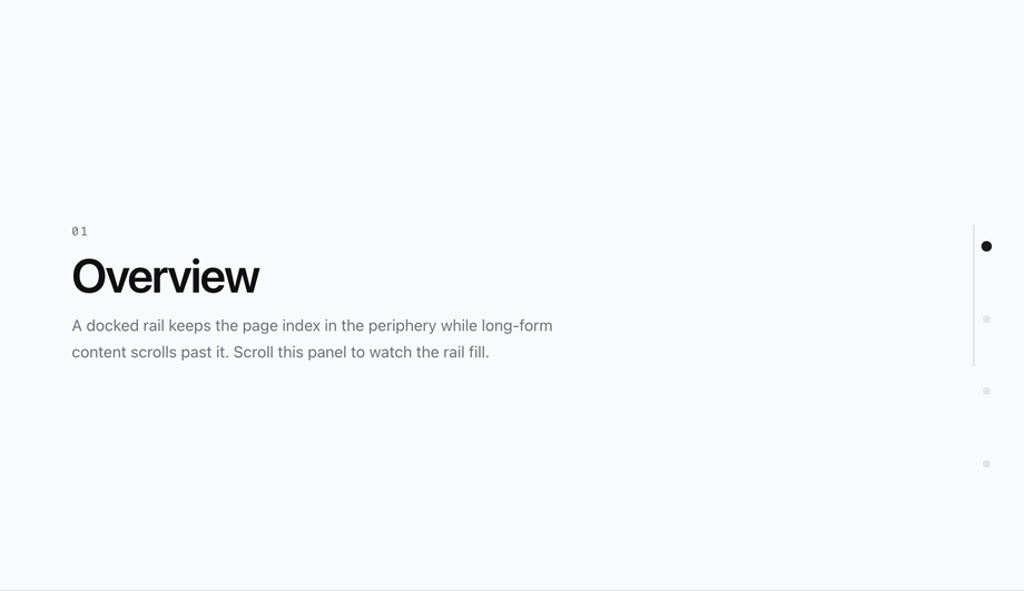 Vertical Side-Docked Pagination — preview