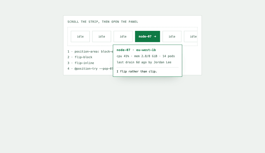 Flip and Fallback Positions — preview