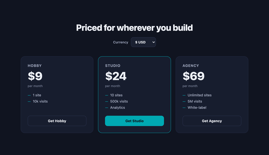 Currency Switcher Price Morph — preview