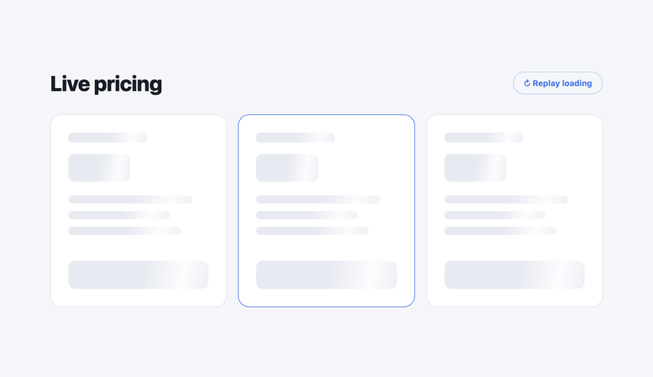 Skeleton Loading States — preview