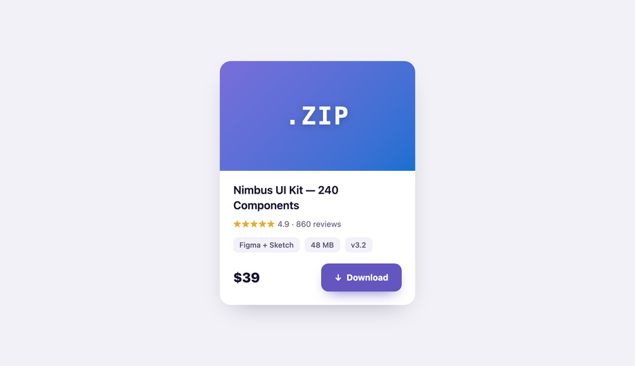 Digital-Download Product Card — preview