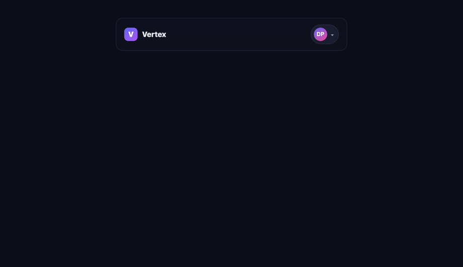 SaaS User Dropdown Profile Card — preview