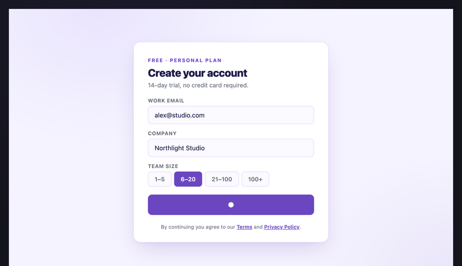Form Submitting Pulse — preview