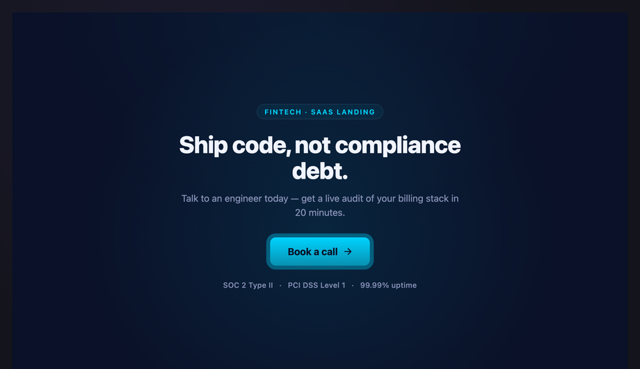 Pulse Button CTA — preview