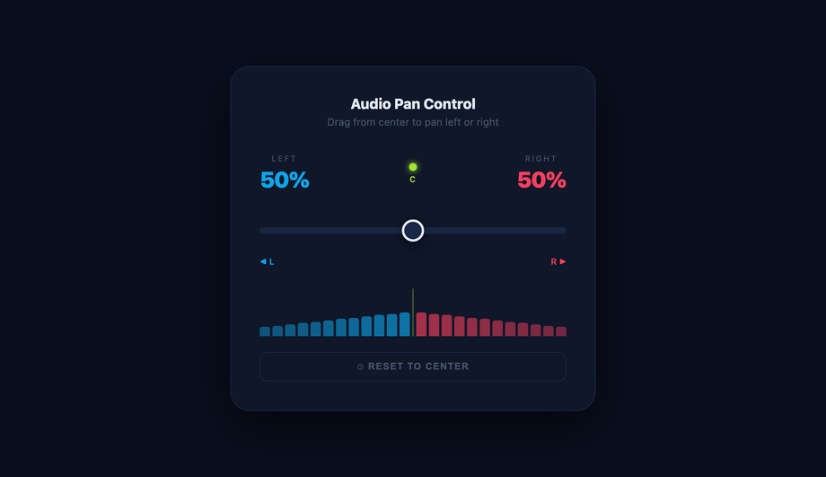 Double-Sided Balance Slider — preview