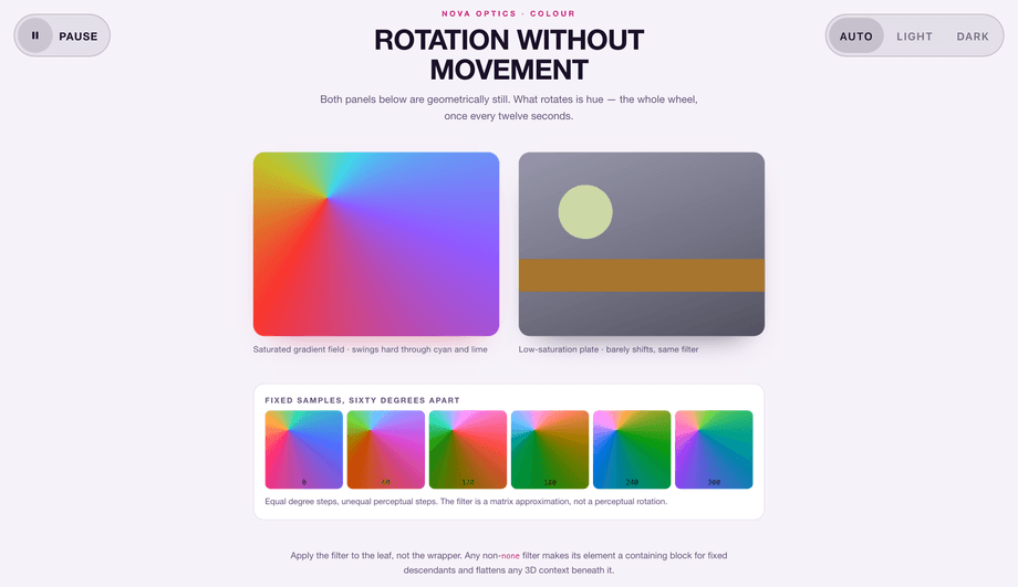 Hue Rotate Color Cycling Filter — preview