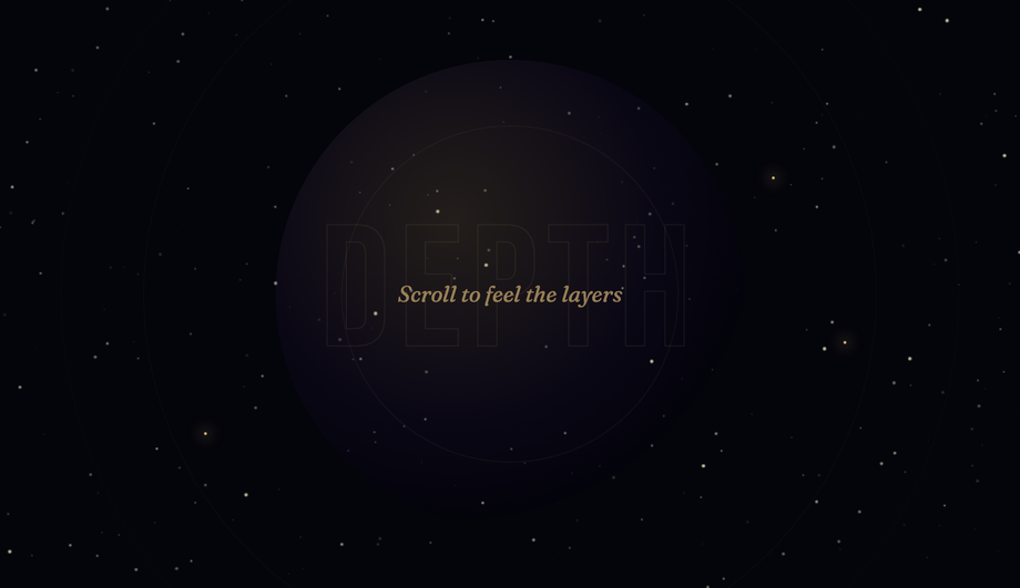 Parallax Cosmos — preview