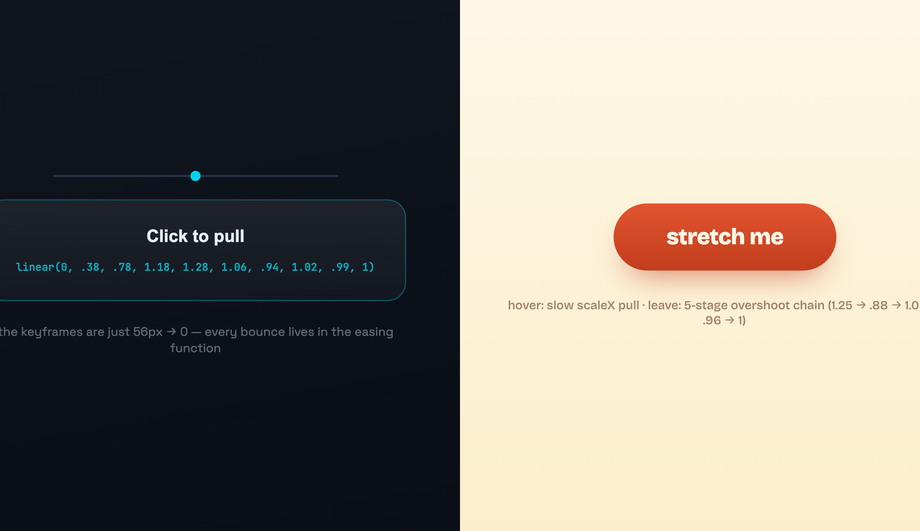 CSS Elastic Shake Effect — preview