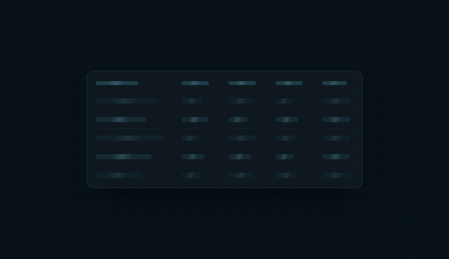 Data Table Row — preview
