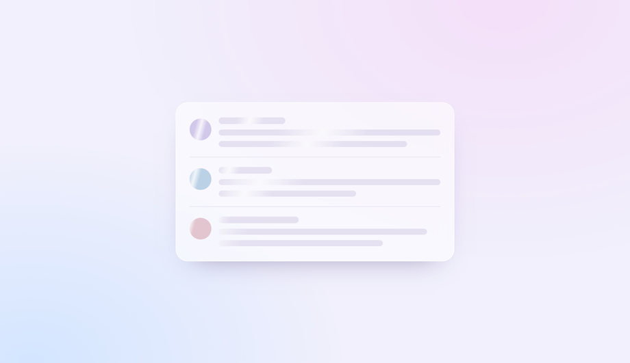 Social Media Comment Section — preview