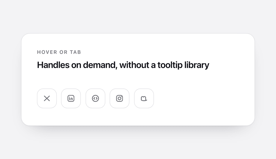 Social Icon Buttons with CSS Tooltips — preview